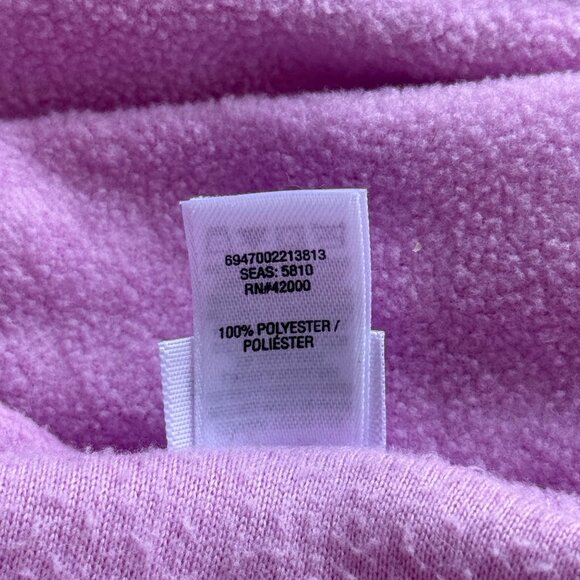 Pink K Button-Up Pajama Soft Textured 100% Polyester Lounge Wear 1X 2-Piece Set - Picture 5 of 8